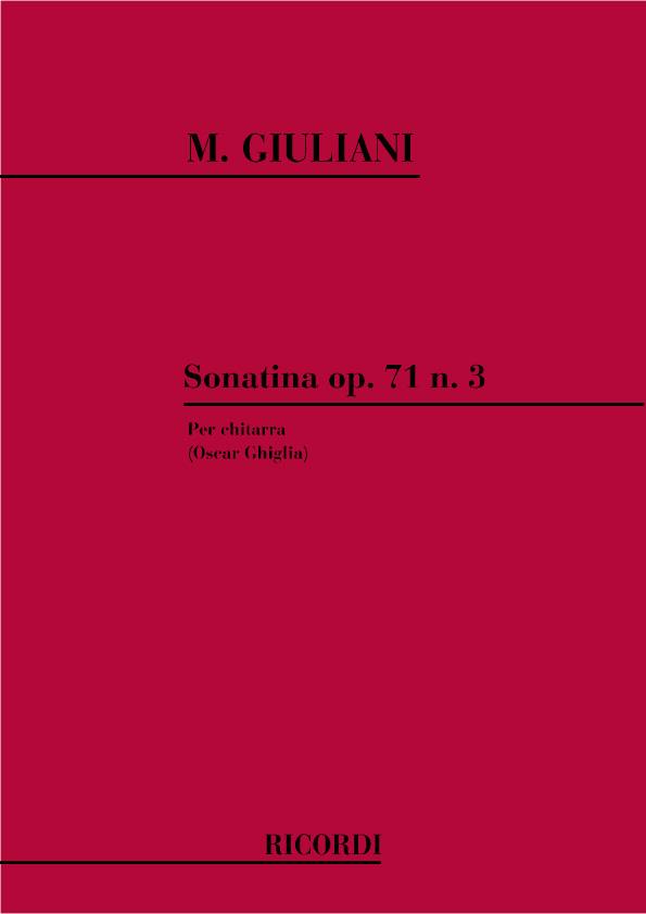 Sonatina Op. 71 N. 3